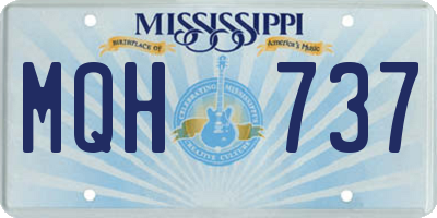 MS license plate MQH737