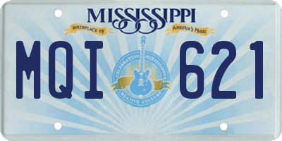 MS license plate MQI621