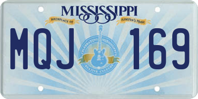 MS license plate MQJ169