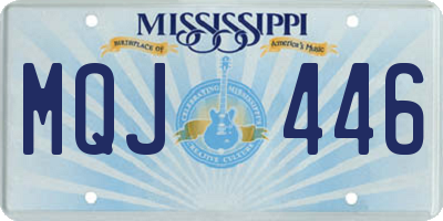 MS license plate MQJ446