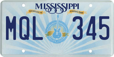 MS license plate MQL345