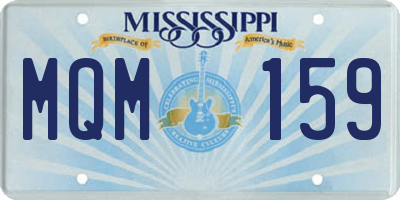 MS license plate MQM159
