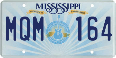 MS license plate MQM164
