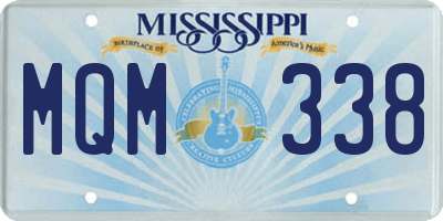 MS license plate MQM338