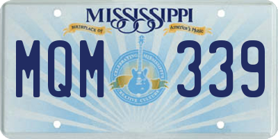 MS license plate MQM339