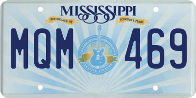 MS license plate MQM469
