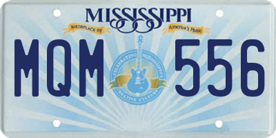 MS license plate MQM556
