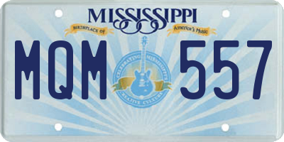 MS license plate MQM557