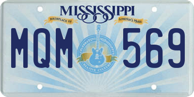 MS license plate MQM569