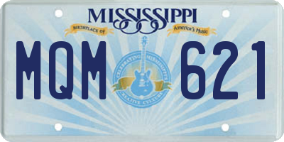 MS license plate MQM621