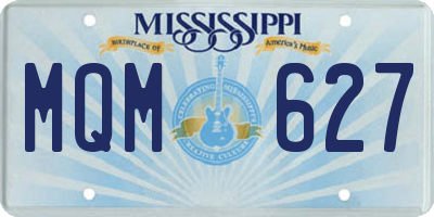 MS license plate MQM627