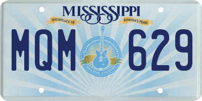 MS license plate MQM629