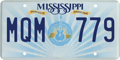 MS license plate MQM779