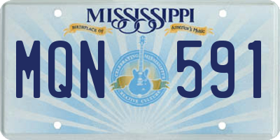 MS license plate MQN591