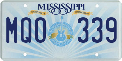 MS license plate MQO339