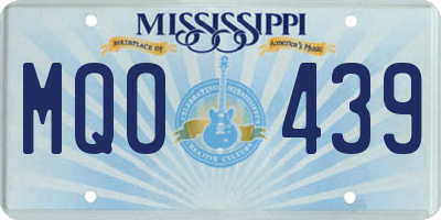 MS license plate MQO439