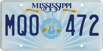 MS license plate MQO472