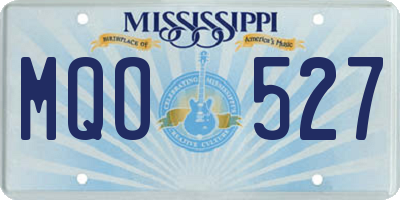 MS license plate MQO527