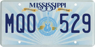 MS license plate MQO529