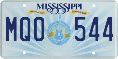 MS license plate MQO544