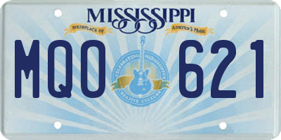 MS license plate MQO621