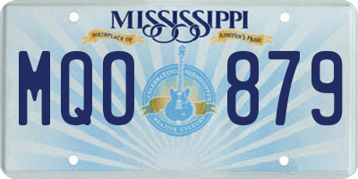 MS license plate MQO879
