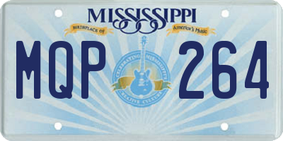 MS license plate MQP264