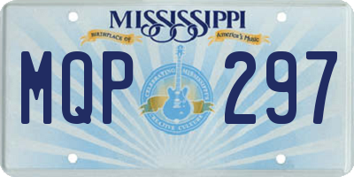 MS license plate MQP297