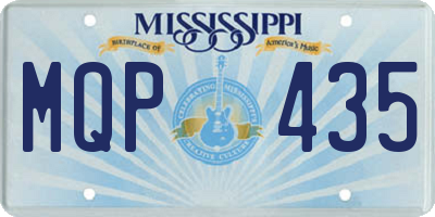MS license plate MQP435