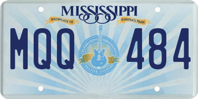 MS license plate MQQ484