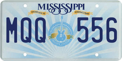 MS license plate MQQ556