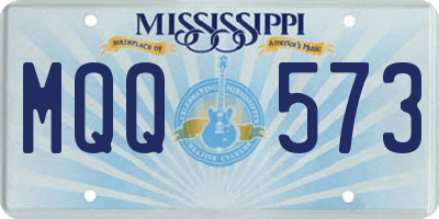 MS license plate MQQ573