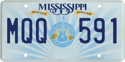 MS license plate MQQ591
