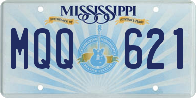 MS license plate MQQ621