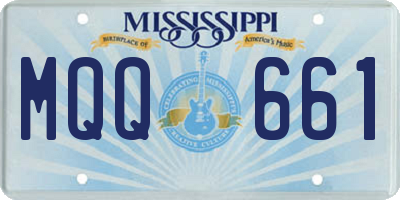 MS license plate MQQ661