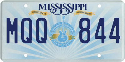 MS license plate MQQ844