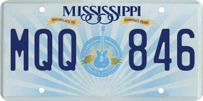 MS license plate MQQ846