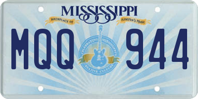 MS license plate MQQ944