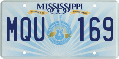 MS license plate MQU169