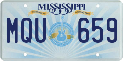 MS license plate MQU659