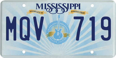 MS license plate MQV719