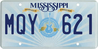 MS license plate MQY621