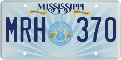 MS license plate MRH370