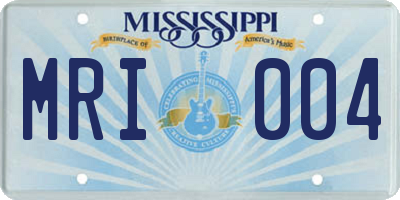 MS license plate MRI004