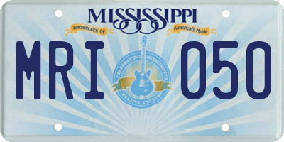 MS license plate MRI050