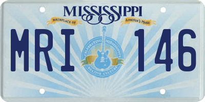 MS license plate MRI146