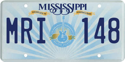MS license plate MRI148