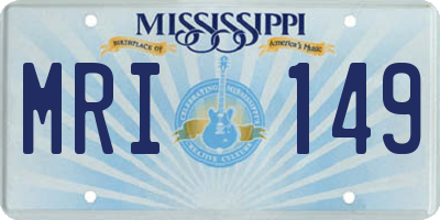 MS license plate MRI149