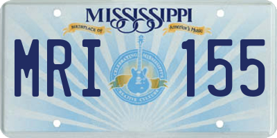 MS license plate MRI155