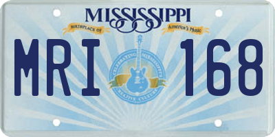 MS license plate MRI168